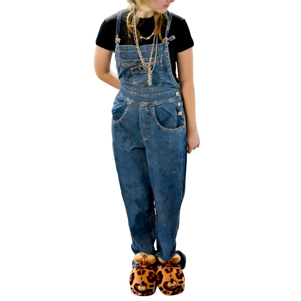 Stylish Denim Women's Overalls
